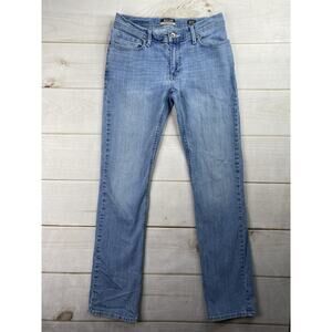 RECLAIM Slim Straight Jeans Mens Size 31 Long Light Stretch Distressed Denim